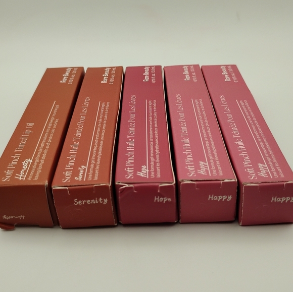 5 Rare Beauty Soft Pinch Tinted Lip Oil 2 Happy, 1 Serenity, 1 Hope, & 1 Honesty - Picture 3 of 5